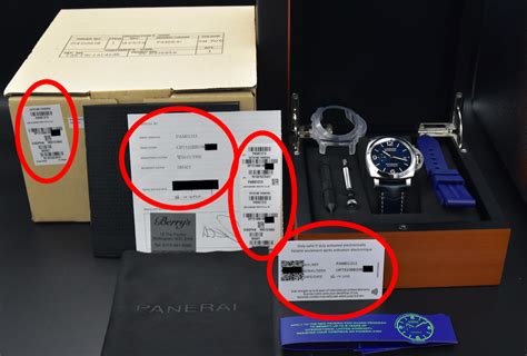 panerai serial numbers check|pam guard warranty code.